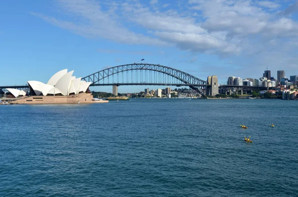 Sydney Oct19 2016 New South Wales Avustralya Sydney Siluetinin Panoramik — Stok fotoğraf