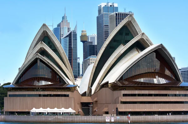 Sydney Oct19 2016 Sydney Opera House Sydney City Skyline Nueva — Foto de Stock