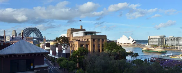 Stadsgezicht van Sydney Circular Quay in Sydney New South Wales Aus — Stockfoto