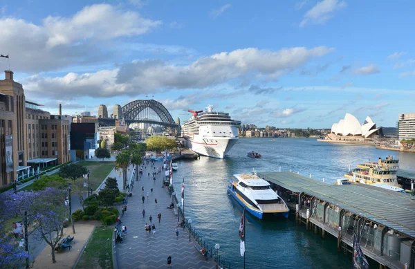 Sydney Oct19 2016 Vista Aérea Del Paisaje Urbano Del Muelle —  Fotos de Stock