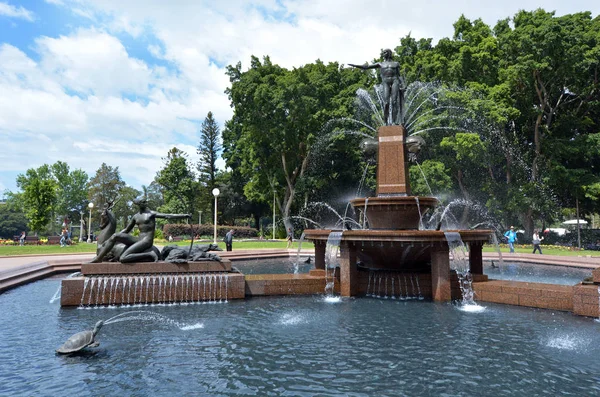 Hyde park sydney new south wales australien — Stockfoto