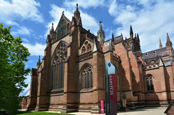 St Mary's Cathedral Sydney yeni Güney Wales Avustralya — Stok fotoğraf