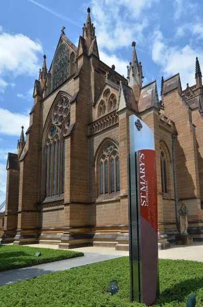 St Mary's Cathedral Sydney yeni Güney Wales Avustralya — Stok fotoğraf