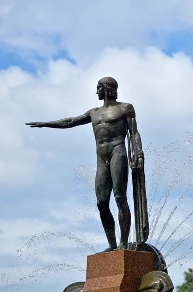Theseus Skulptur auf archibald fountain hyde park sydney new sou — Stockfoto