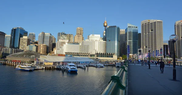 Stadsgezicht van Darling Harbour Sydney New South Wales Australië — Stockfoto