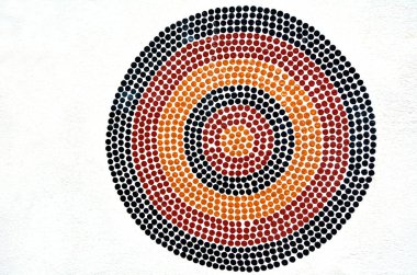 Yerli Avustralya sanat nokta boyama.