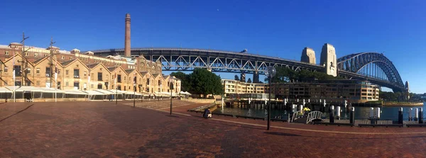 Vue panoramique du paysage urbain du pont du port de Sydney Sydney New Sou — Photo