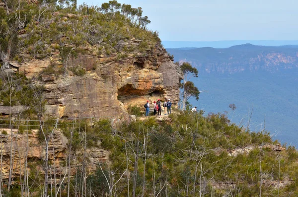 Vista aérea do Príncipe Henry Cliff Passeio em Katoombaa no Blue — Fotografia de Stock