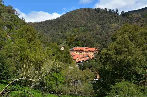 Aerial view of Jenolan Caves House Blue Mountains New South Wale — Stock Photo, Image