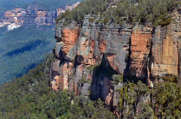 Paisagem de falésias no Grose Valley New South Wales, Austra — Fotografia de Stock