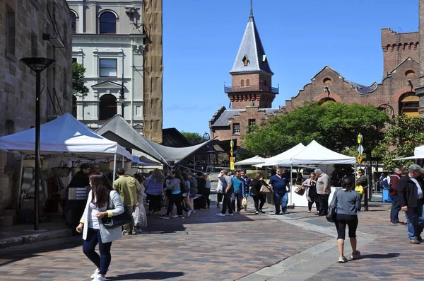 The Rocks markets in Sydney Australia — Stock Photo, Image