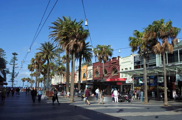 Besökare i Manly Sydney nya södra Wales Australien — Stockfoto