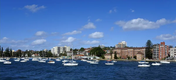 Pohled na krajinu Manly v New South Wales v Sydney, Austrálie — Stock fotografie