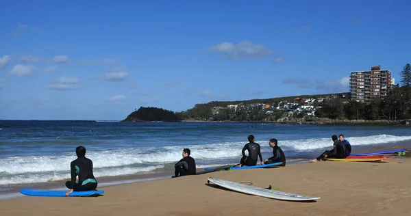 Bezoekers in Sydney Manly New South Wales Australië — Stockfoto