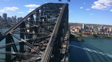 Sydney Harbour Bridge Timelapse havadan görünümü
