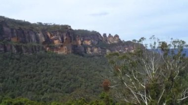 Üç kız kardeş oluşumu Blue Mountains Avustralya rock