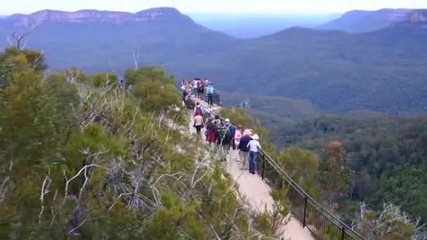 Джемісон долини Katoomab Блакитні гори Австралії — стокове відео