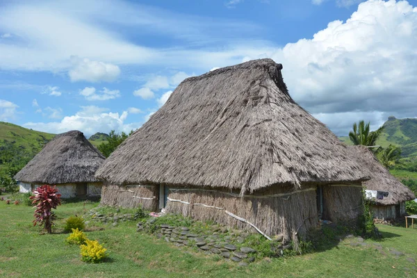 Navala dorf fiji — Stockfoto