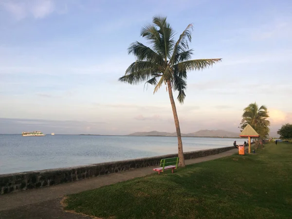 Місті Lautoka waterfront Фіджі — стокове фото