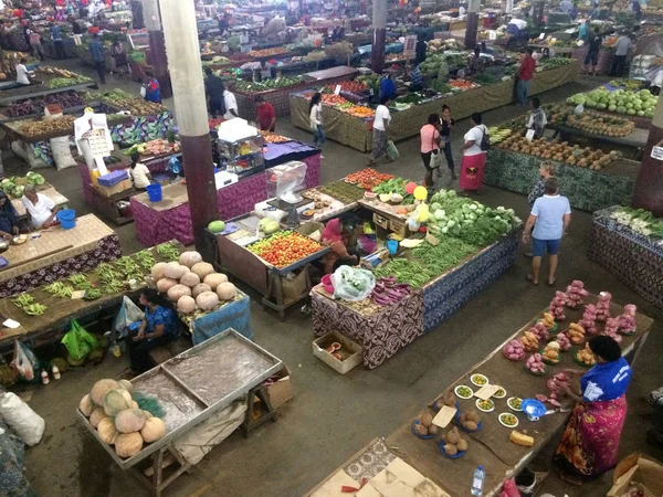 Lautoka rynku Fidżi — Zdjęcie stockowe