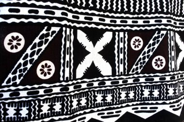 Background of traditional Pacific Island tapa cloth clipart