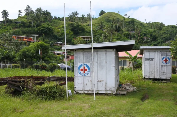 Preparação para catástrofes na Cruz Vermelha de Fiji — Fotografia de Stock