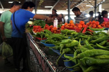Sıcak yeşil chilies Satılık 