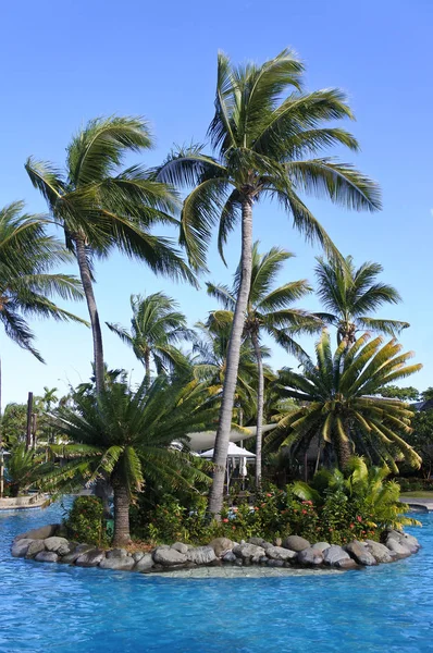 Tropikalny ośrodek w Fidżi — Zdjęcie stockowe