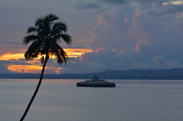 Inter eiland veerboot in Vanua Levu-Fiji — Stockfoto