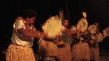 Yerli Fiji kadınlar geleneksel Meke kadın dans dans