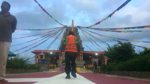 Time Lapse Sri Shiva Subramaniya templo hindú en Nadi Fiji — Vídeo de stock