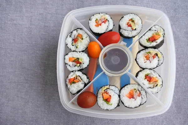 Sushi-Bento-Box — Stockfoto