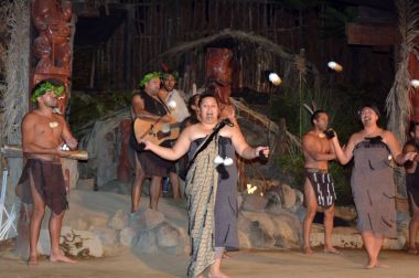 Maori people village clipart