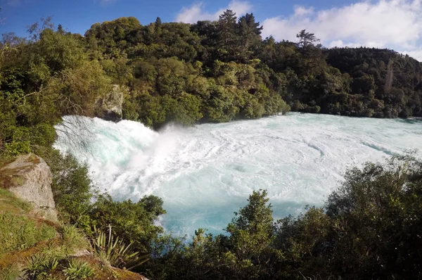 Huka Falls Mimo Taupo Severním Ostrově Nového Zélandu — Stock fotografie