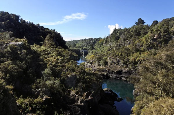 Aratiatia Rapids Waikato řeky Nový Zéland — Stock fotografie