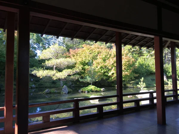 Japanese garden in Hamilton Gardens — Stock Photo, Image