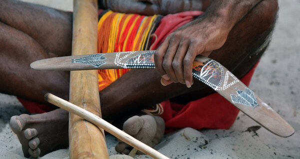 Aboriginal culture show in Queensland Australia