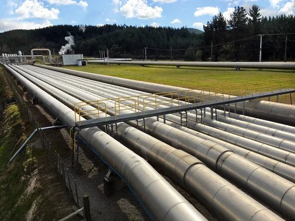 Estación de energía geotérmica de Wairakei Taupo Nueva Zelanda — Foto de Stock