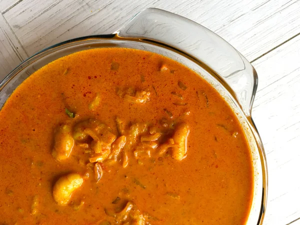 Cocina de Sri Lanka - Curry de gambas — Foto de Stock