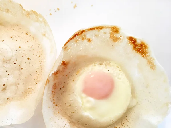 斯里兰卡美食-鸡蛋漏斗 — 图库照片