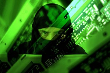 Hacker Müslüman terörist saldırı--dan laptop