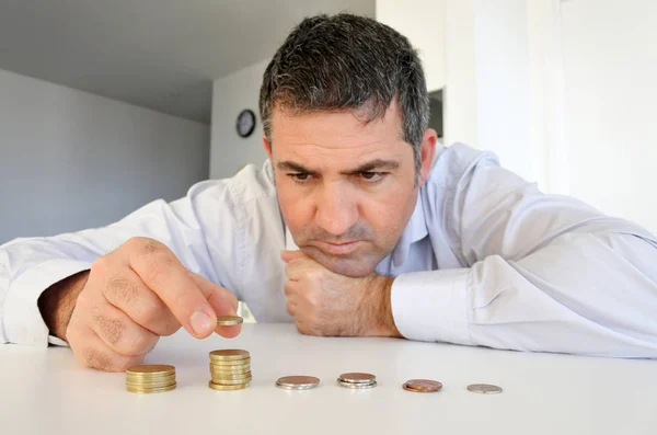 Man having financial problems Royalty Free Stock Images