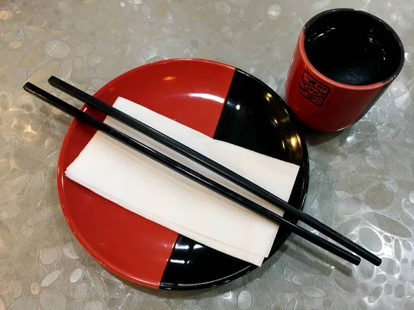 Chinese Restaurant Dinnerware Set — Stock Photo, Image