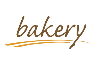 Vektör - modern fırın logosu, beyaz arka plan üzerinde izole. Vektör çizim.