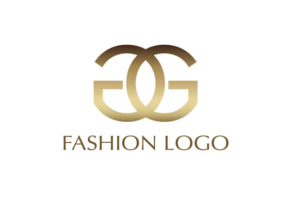 Vector - Letra abstracta G Diseño de logotipo de moda de oro para la industria de la belleza, la moda, el diseño de joyas o negocios similares . — Archivo Imágenes Vectoriales
