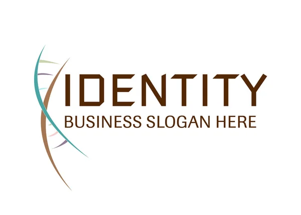 Vector - Identity business modern logo, isolated on white background. Vector illustration. — Stock Vector