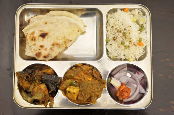 인도 음식 채식 요리 — 스톡 사진