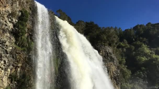 Hunua Falls Yeni Zelanda — Stok video