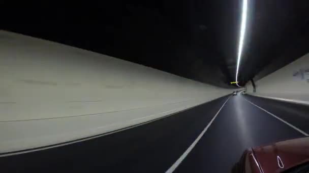 Túnel de vista al agua Time lapse 4k — Vídeo de stock