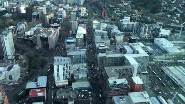 Vista aérea da cidade de Auckland 03 — Vídeo de Stock